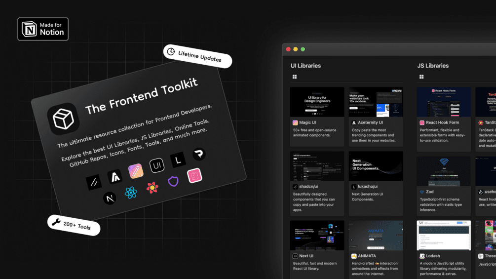 The Frontend Toolkit product cover